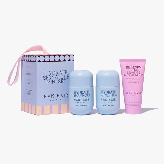 SEASONAL NAK MINI TRIO HYDRATE TRAVEL GIFT SET FOR DRY HAIR