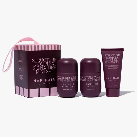SEASONAL NAK MINI TRIO STRUCTURE COMPLEX TRAVEL GIFT SET FOR DAMAGED HAIR