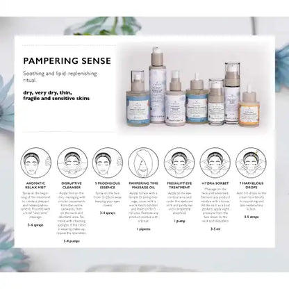 SINESIA PAMPERING SENSE RITUAL SKINCARE KIT FOR DRY TO VERY DRY SKIN