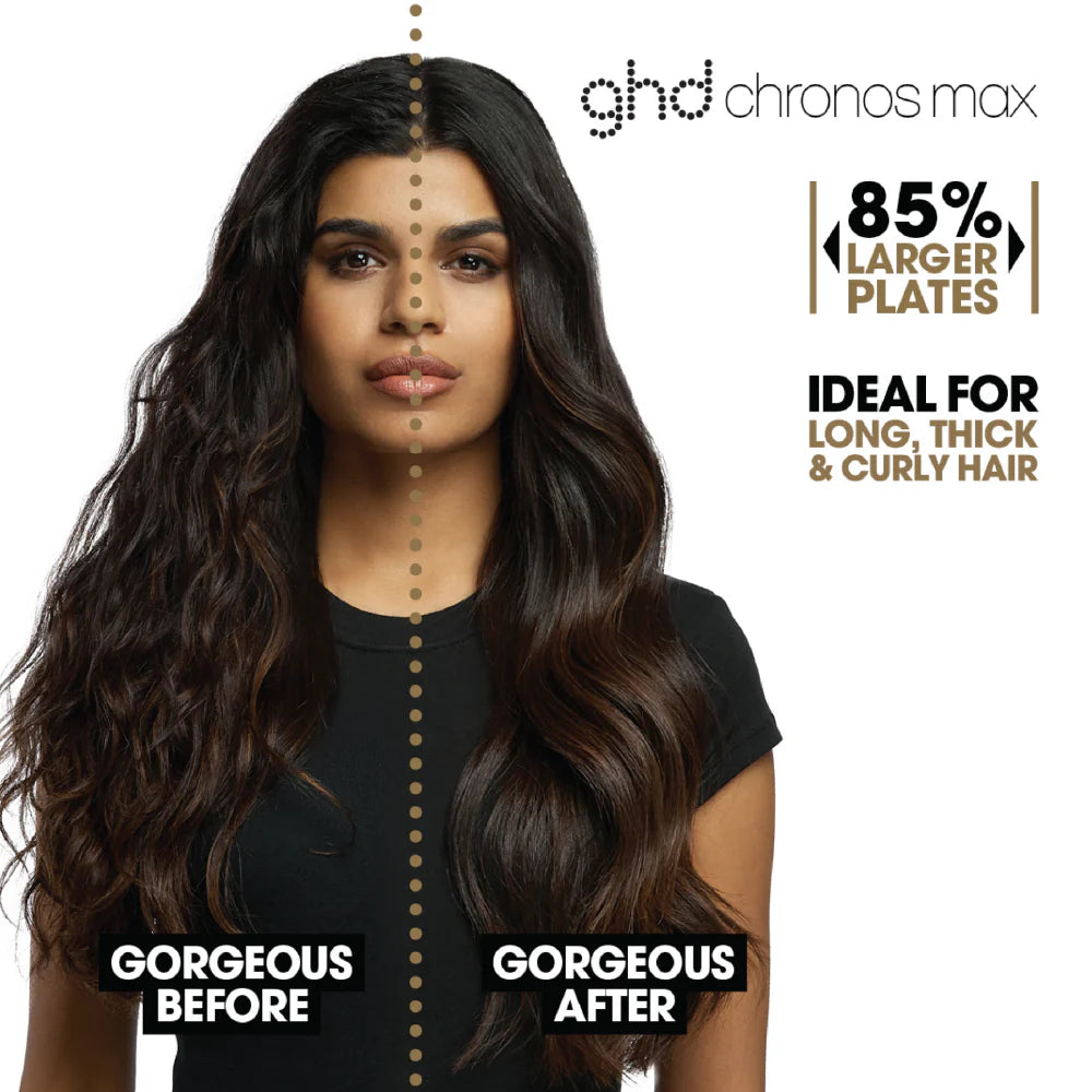 ghd CHRONOS MAX HAIR STRAIGHTENER IN BLACK