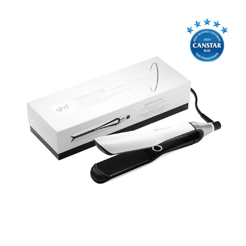 ghd CHRONOS MAX HAIR STRAIGHTENER IN WHITE
