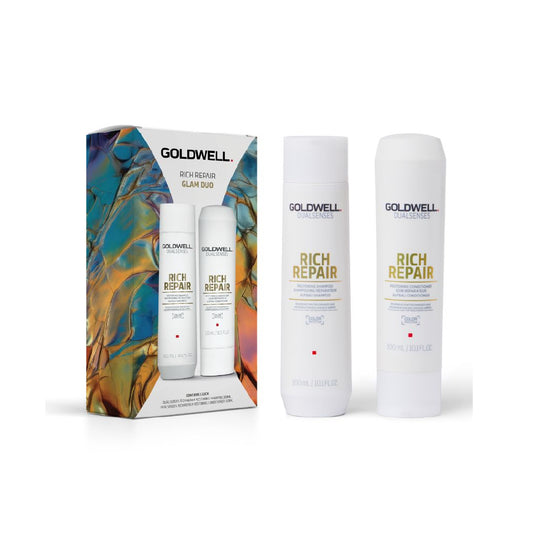 GOLDWELL DUALSENSES RICH REPAIR GLAM DUO FOR DAMAGED HAIR