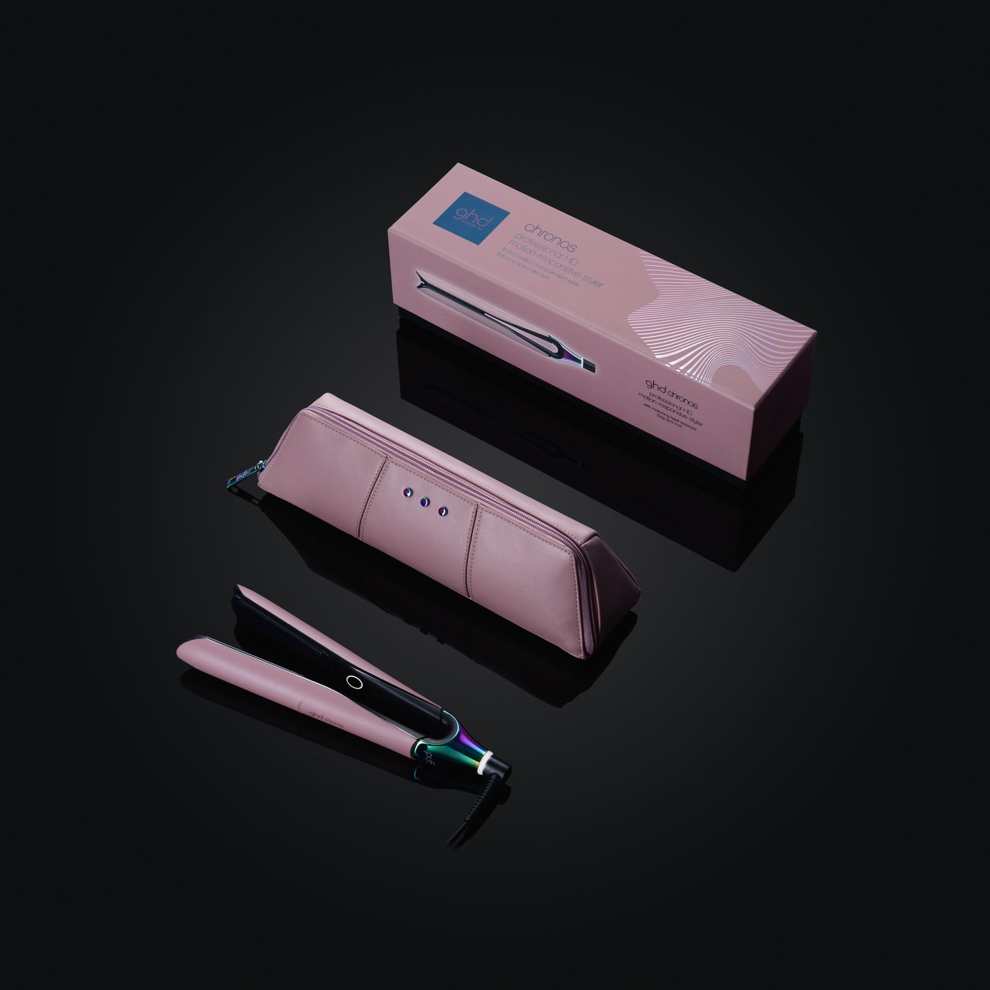 GHD CHRONOS ULTRA-FAST HAIR STRAIGHTENER IN TRANSCENDENT PINK