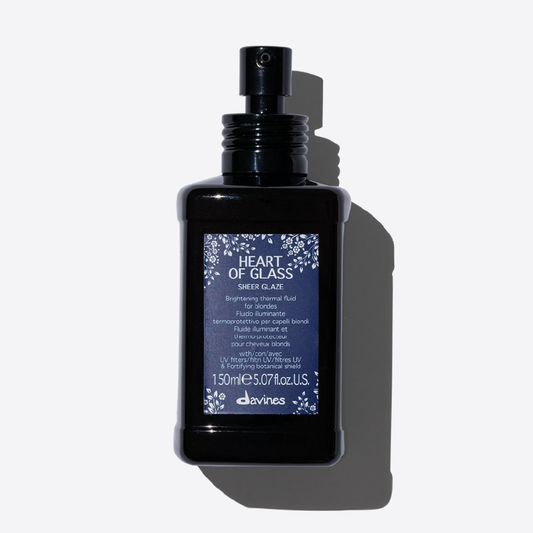 Davines Heart Of Glass Sheer Glaze Thermal Protectant For Blonde Hair 150ml