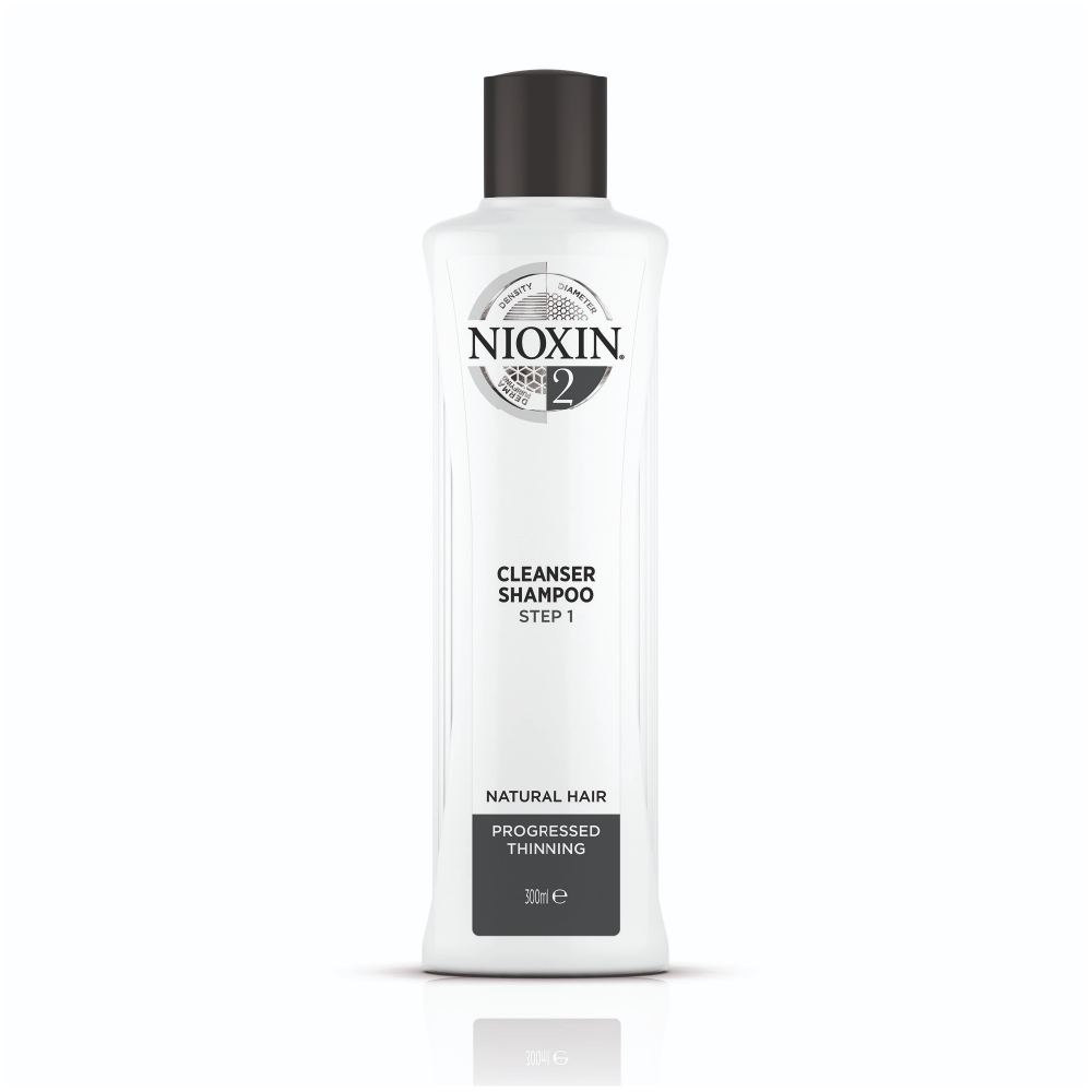 Nioxin 3D Care System 2 - Cleanser Shampoo For Natural Hair With Progressed Thinning 300ml