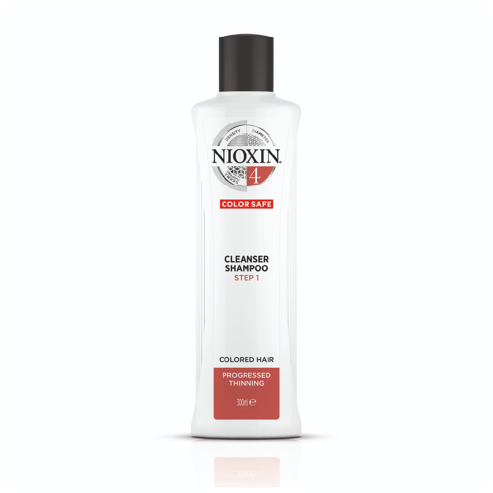 Nioxin 3D Care System 4 - Cleanser Shampoo For Coloured Hair With Progressed Thinning 300ml