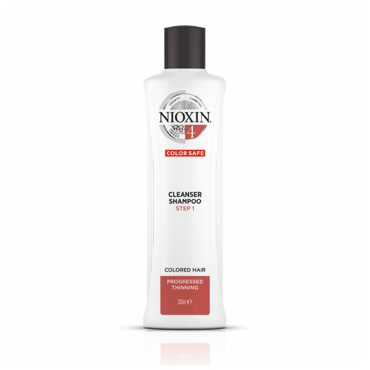 Nioxin 3D Care System 4 - Cleanser Shampoo For Coloured Hair With Progressed Thinning 300ml