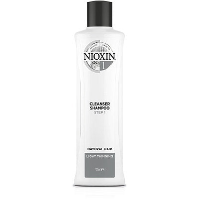 Nioxin 3D Care System 1 - Cleanser Shampoo For Natural Hair With Light Thinning 300ml