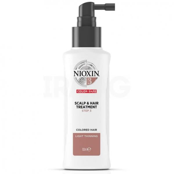 Nioxin 3D Care System 3 - Scalp & Hair Treatment For Coloured Hair With Light Thinning 100ml